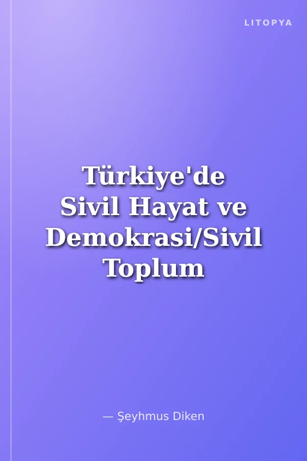 Türkiye'de Sivil Hayat ve Demokrasi/Sivil Toplum Sorunlarını Tartışıyor