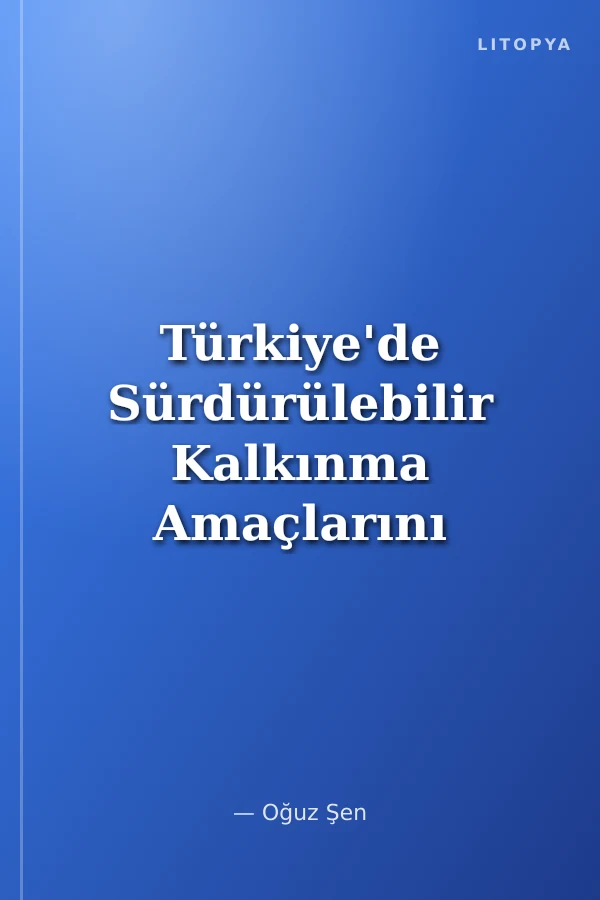 Türkiye'de Sürdürülebilir Kalkınma Amaçlarını Gerçekleştirmek