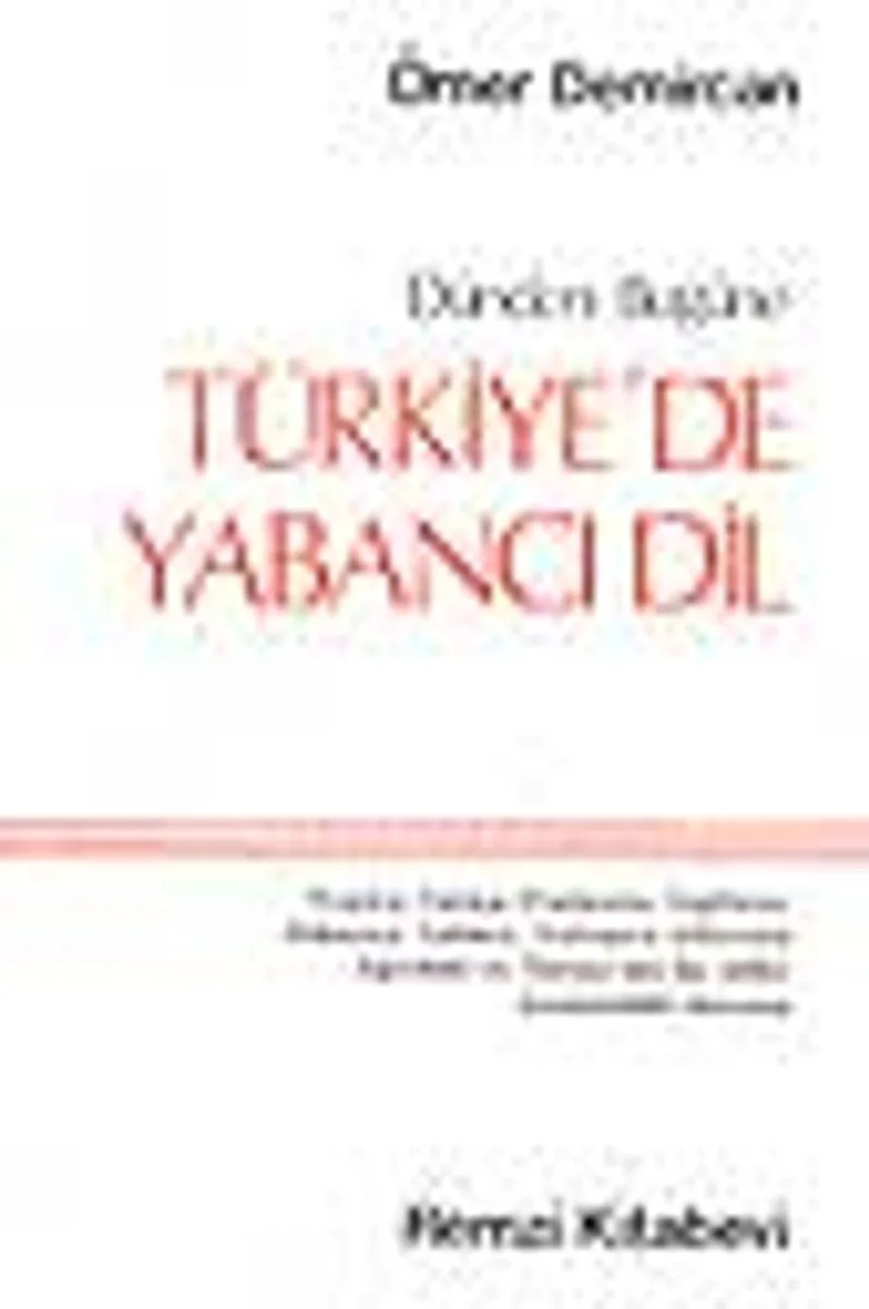 Türkiye'de Yabancı Dil / 4-B-64