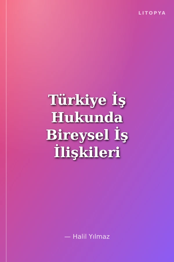 Türkiye İş Hukunda Bireysel İş İlişkileri Açısından İşveren Vekilliği