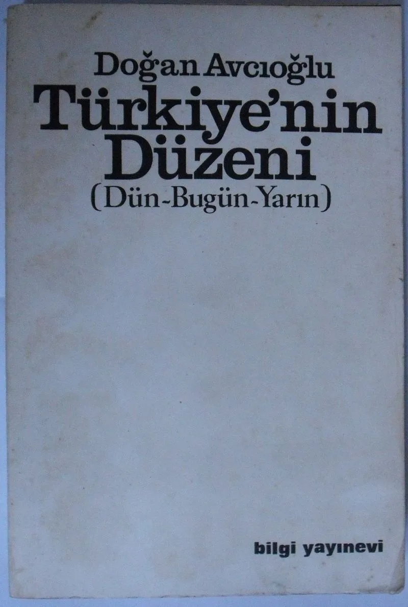 Türkiyenin Düzeni Kod: 7-I-29