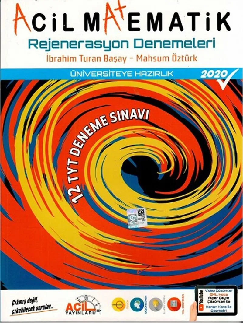 TYT Acil Matematik Rejenerasyon 12'li Denemeleri