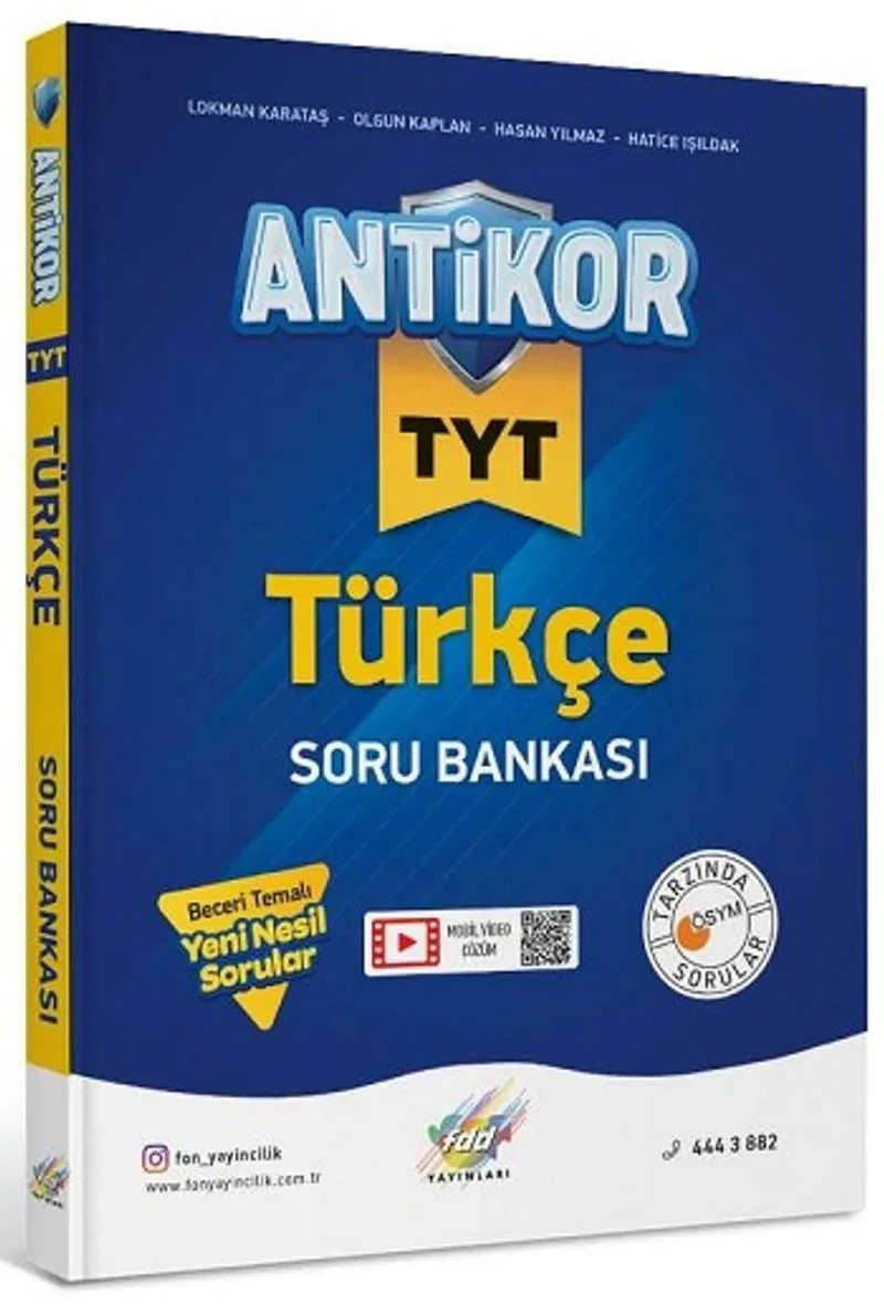 TYT Antikor Türkçe Soru Bankası