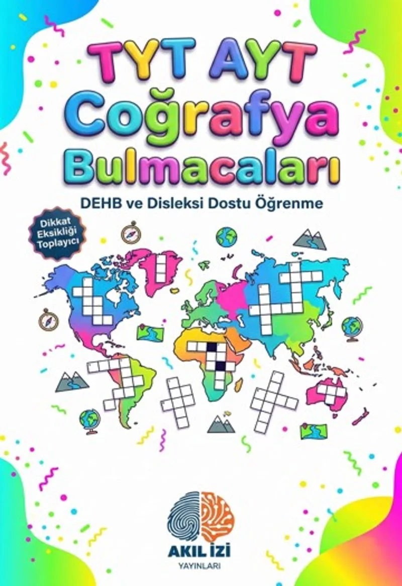 TYT-AYT Coğrafya Bulmacaları Dehb ve Disleksi Dostu Öğrenme