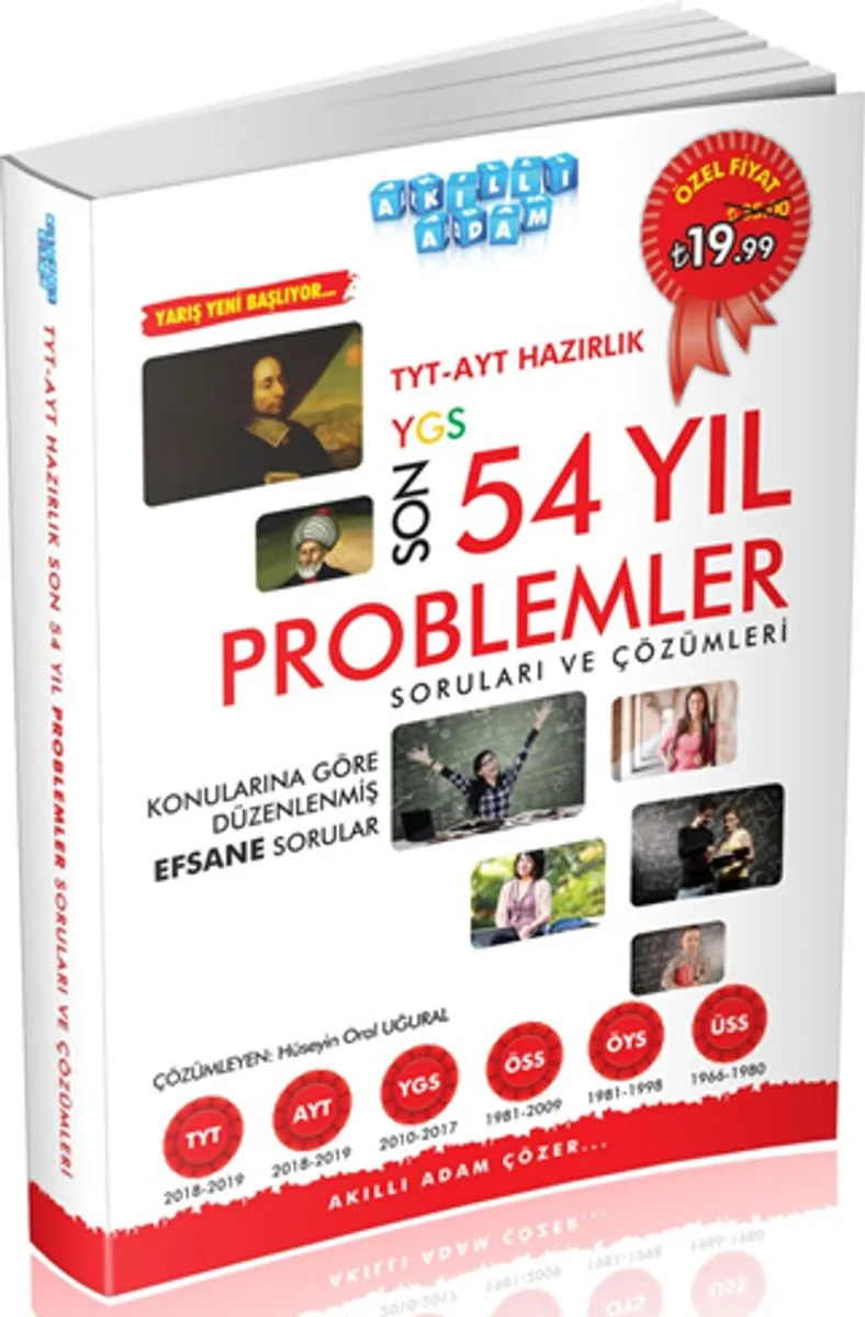 TYT AYT Hazırlık Son 54 Yıl Problemler Soruları ve Çözümleri