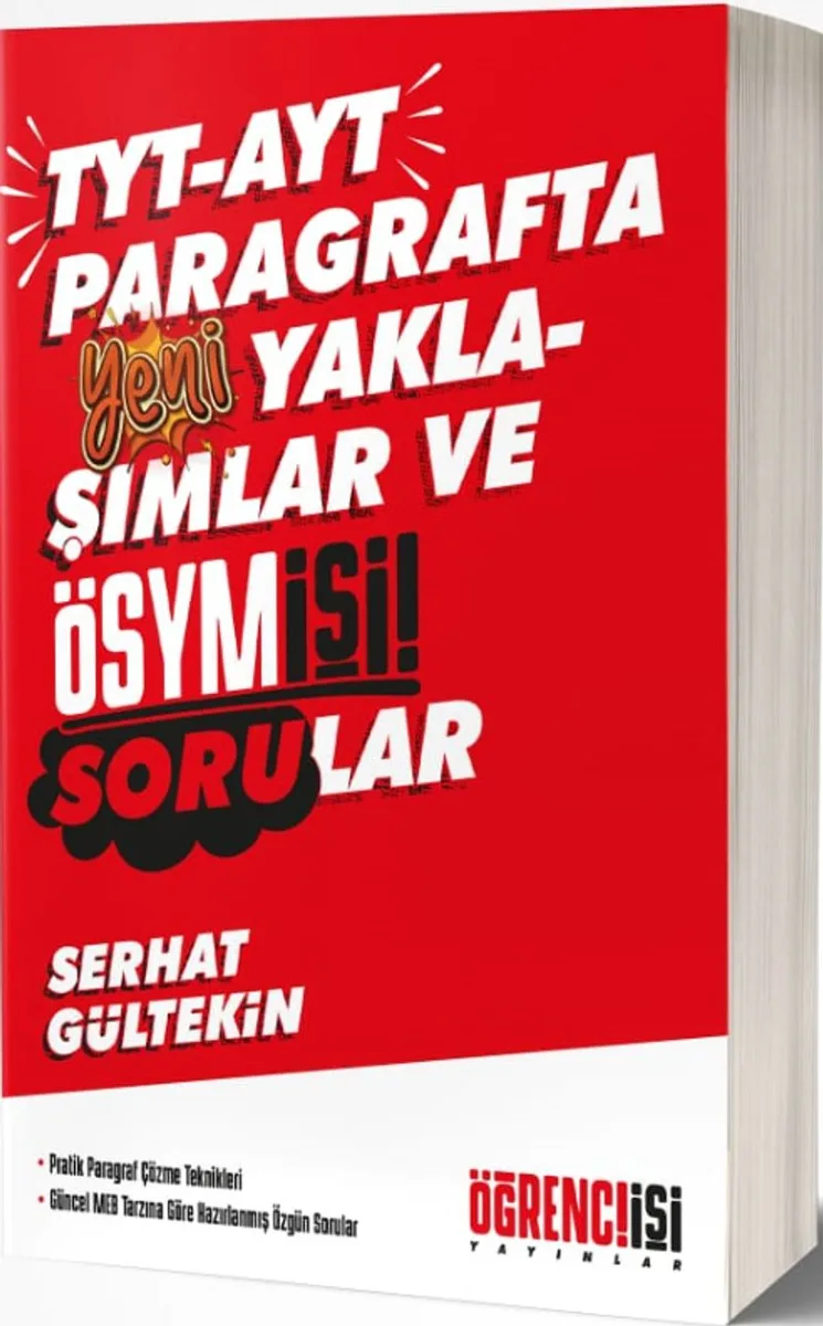 TYT-AYT Parağrafta Yeni Yaklaşımlar ve Ösym İşi Sorular