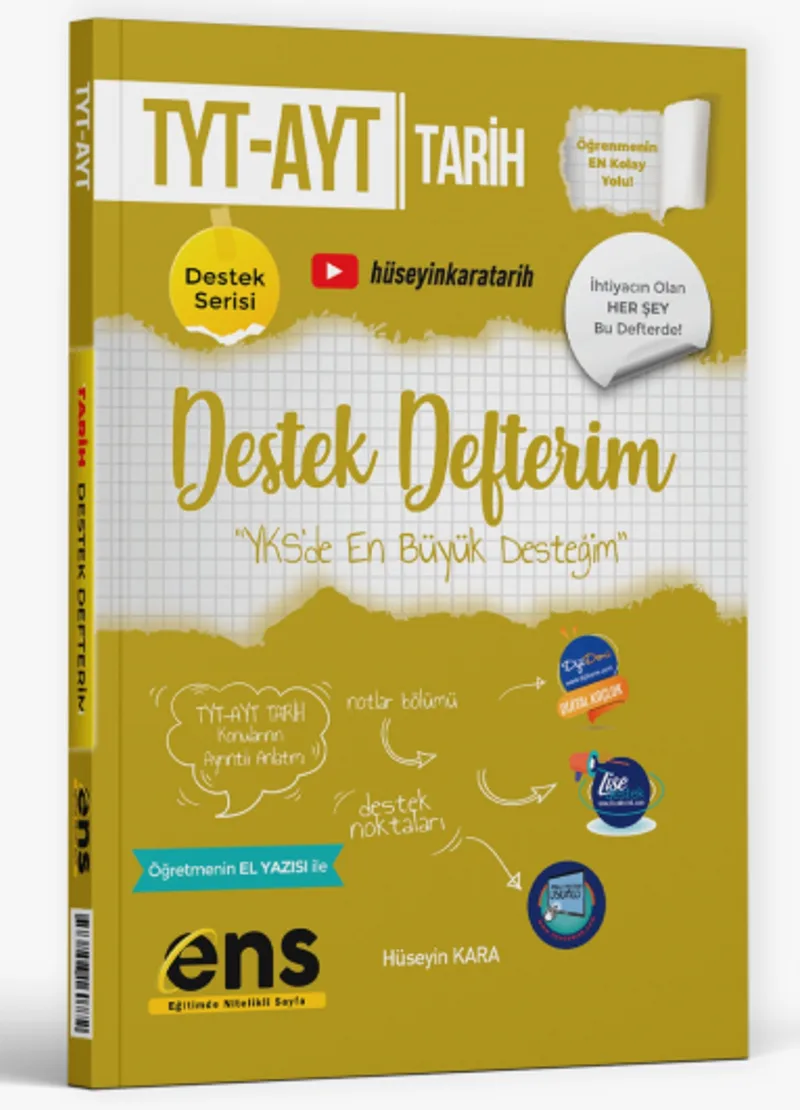 TYT AYT Tarih Destek Defterim