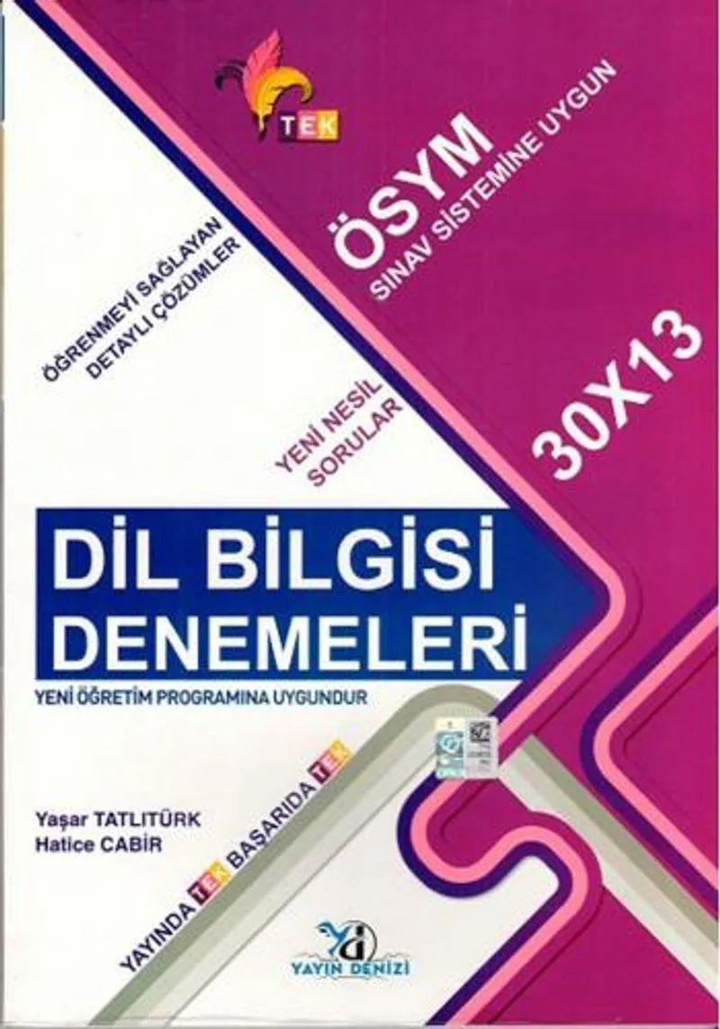 TYT Dil Bilgisi TEK Serisi Denemeleri