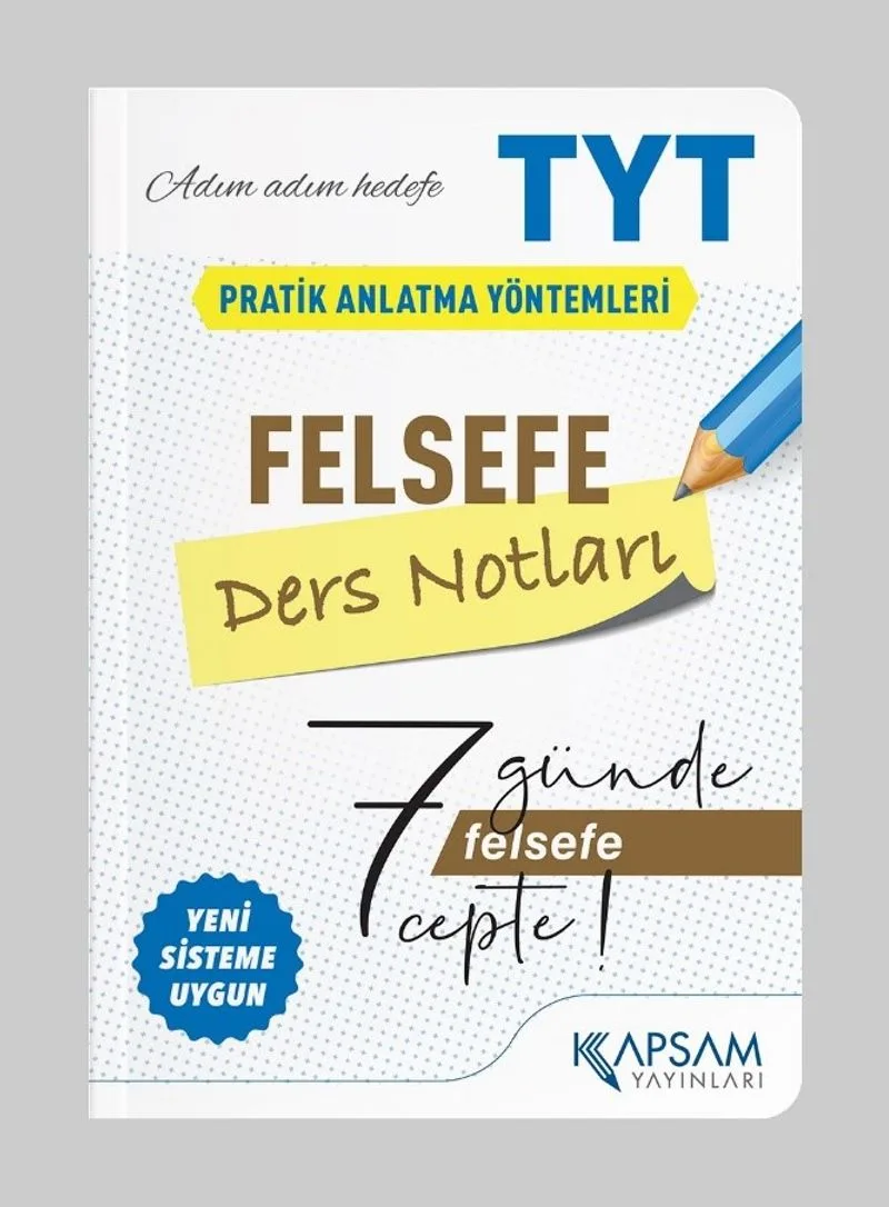 TYT Felsefe Ders Notları (Cep Boy)