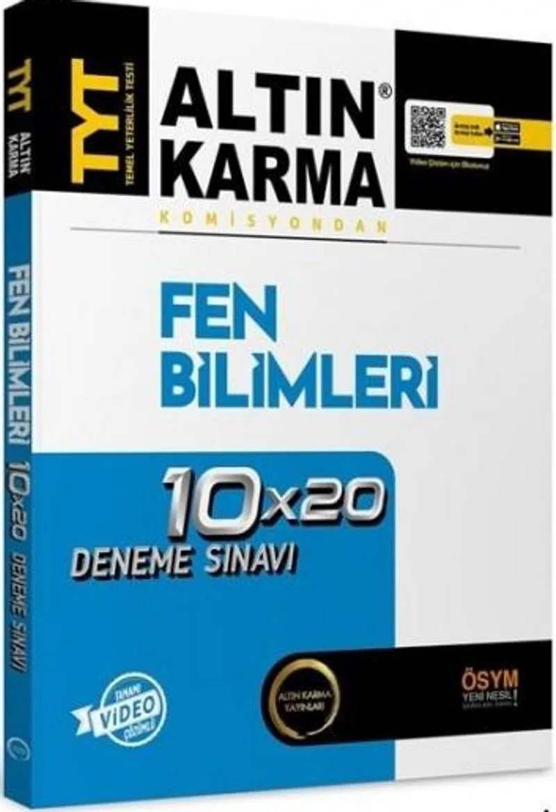 TYT Fen Bilimleri 10x20 Deneme Video Çözümlü