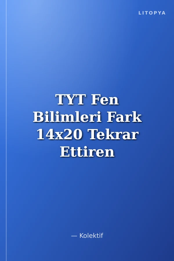 TYT Fen Bilimleri Fark 14x20 Tekrar Ettiren Denemeleri