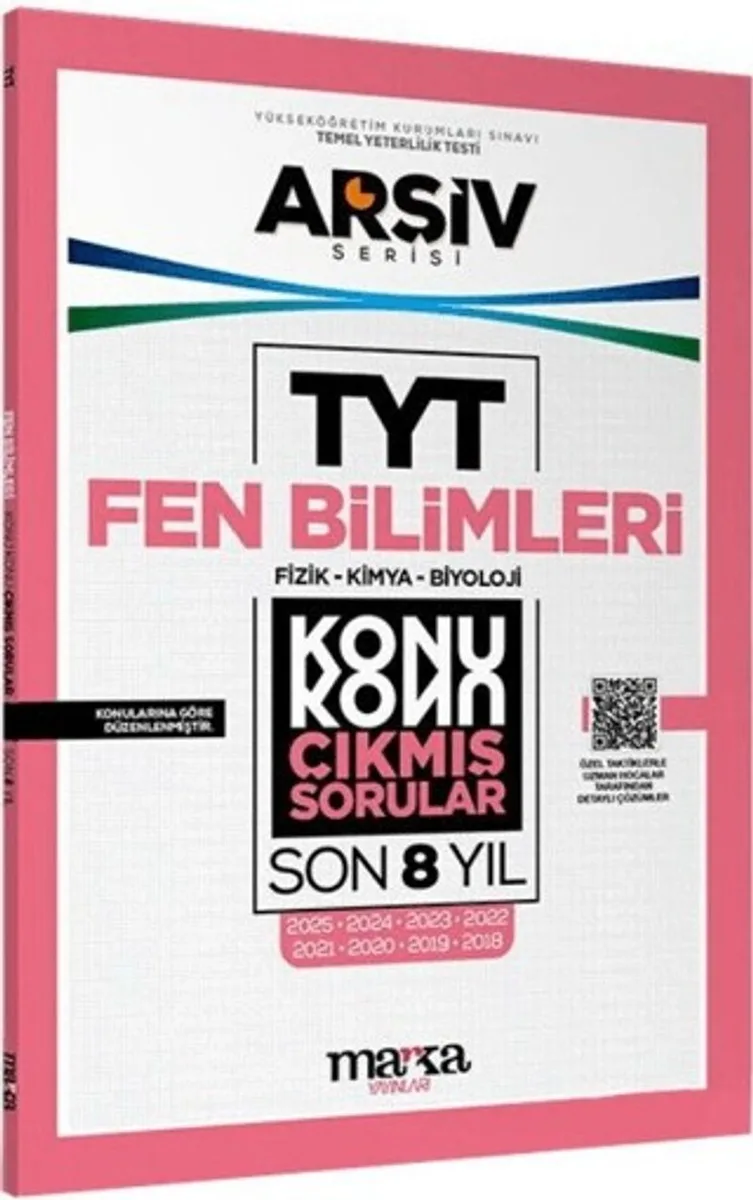 TYT Fen Bilimleri Konu Konu Son 8 Yıl Çıkmış Sorular