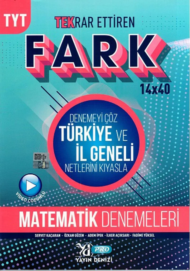 TYT Matematik 14x40 Tekrar Ettiren Fark Denemeleri