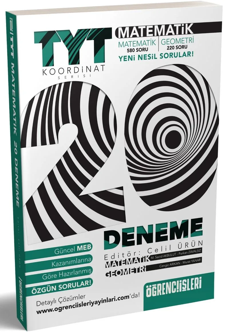 TYT Matematik 20 Deneme Koordinat Serisi