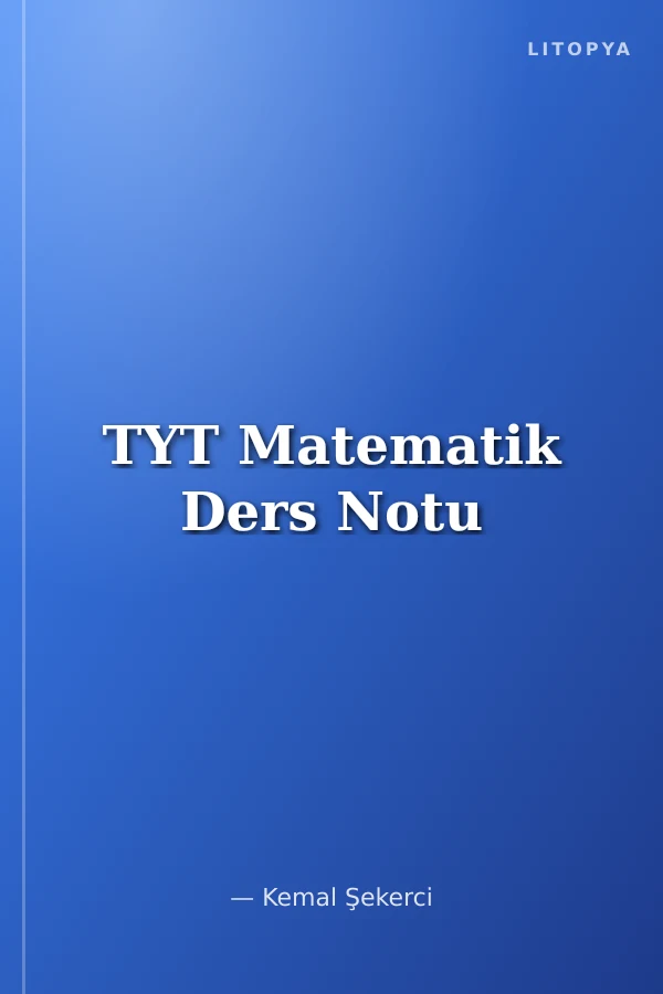 TYT Matematik Ders Notu