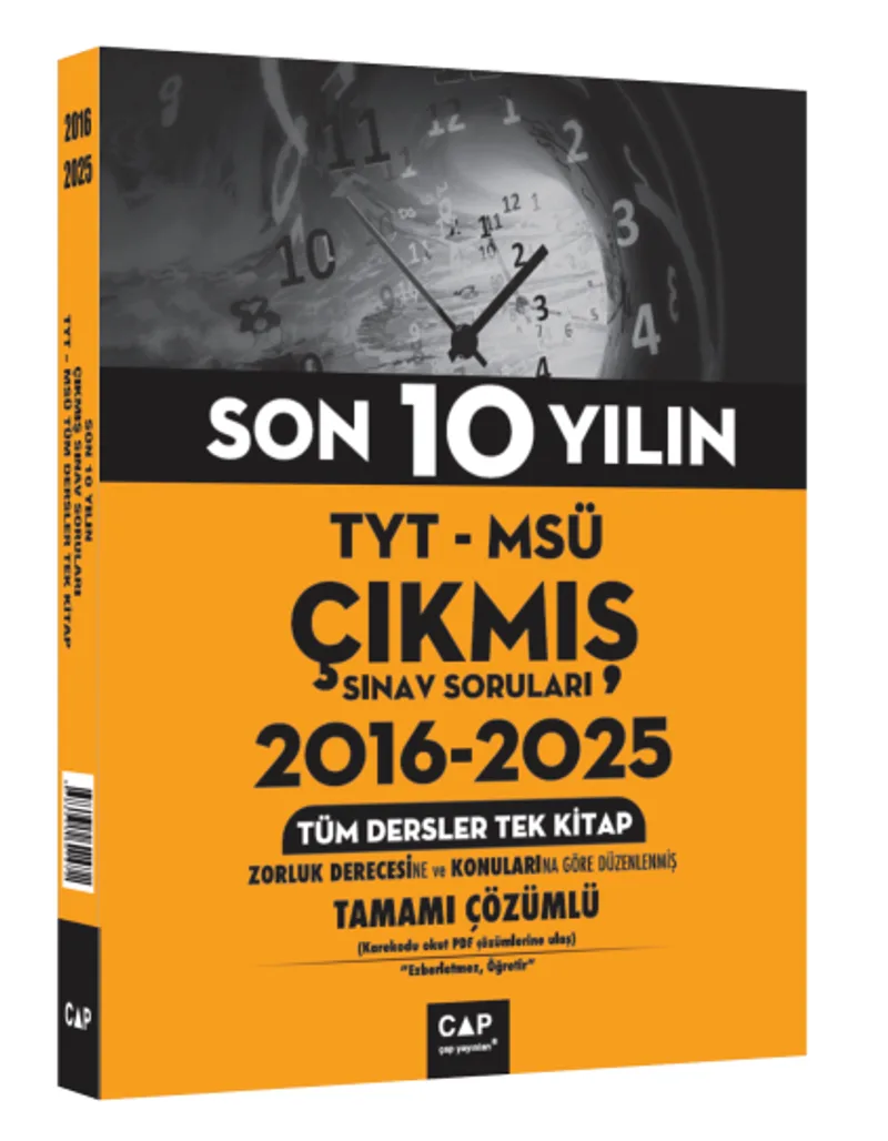 TYT MSÜ Son 10 Yılın Çıkmış Soruları 2016 2025