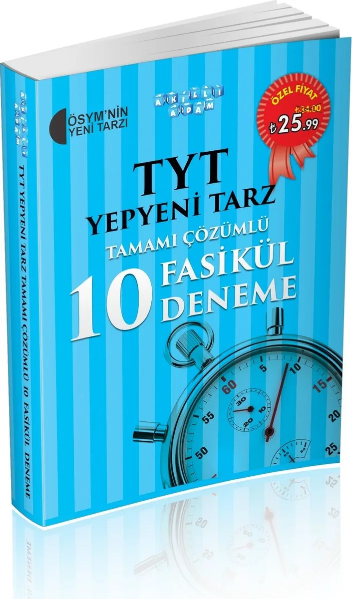 TYT Yepyeni Tarz Tamamı Çözümlü 10 Fasikül Deneme