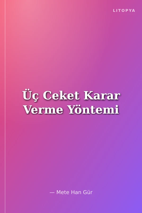 Üç Ceket Karar Verme Yöntemi