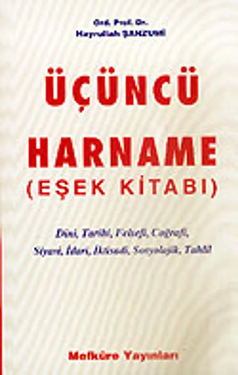 Üçüncü Harname (Eşek Kitabı)