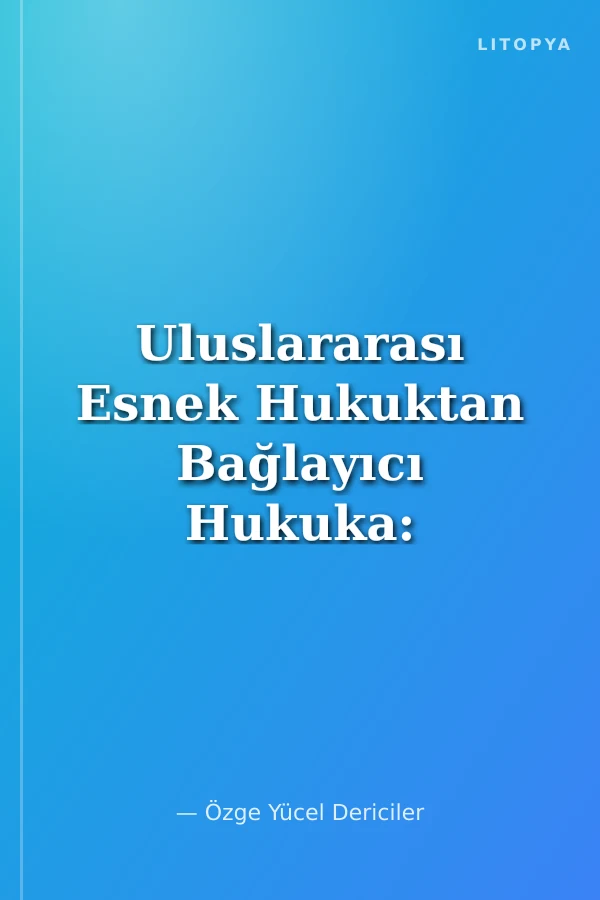 Uluslararası Esnek Hukuktan Bağlayıcı Hukuka: Şirketler ve İnsan Hakları