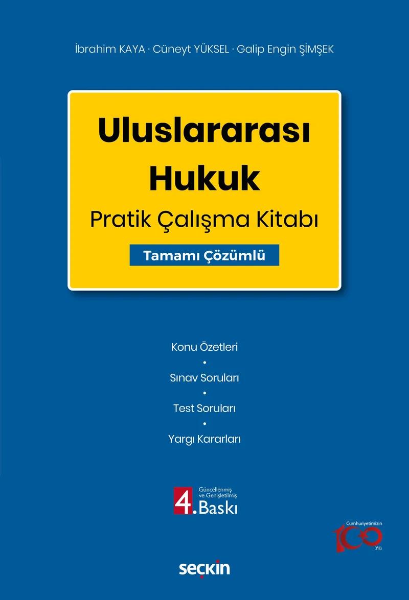 Uluslararası Hukuk Pratik Çalışma Kitabı