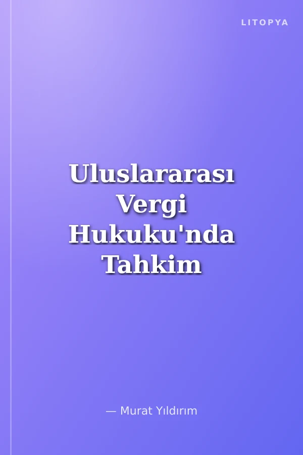 Uluslararası Vergi Hukuku'nda Tahkim