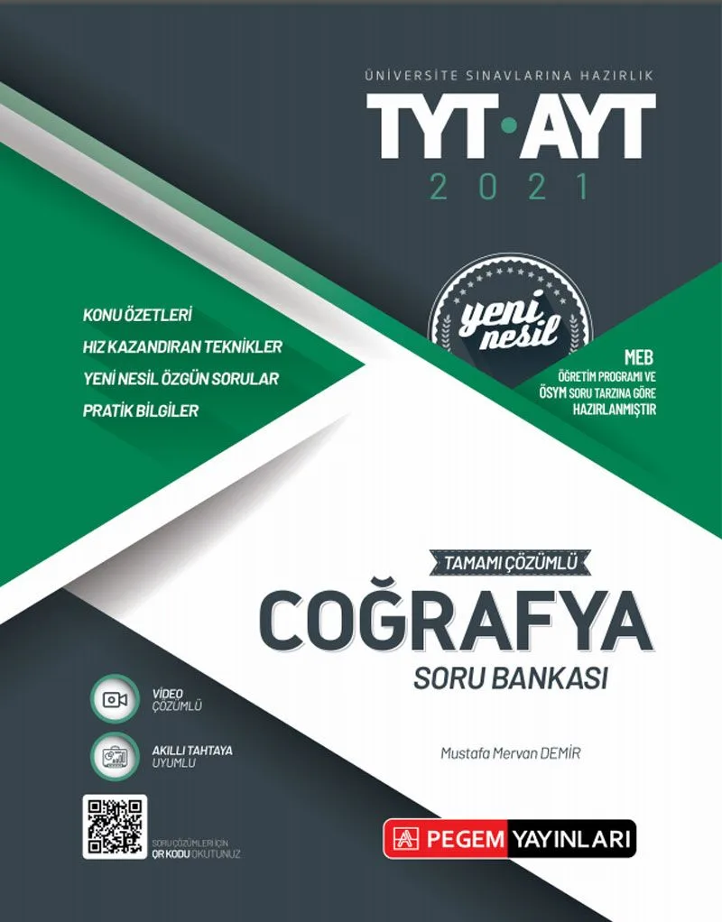 Üniversite Sınavlarına Hazırlık TYT Tamamı Çözümlü Coğrafya Soru Bankası