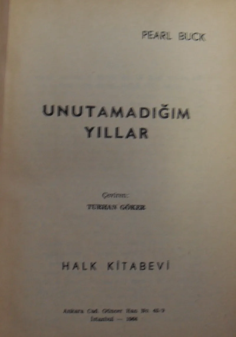 Unutamadığım Yıllar / 7-G-34
