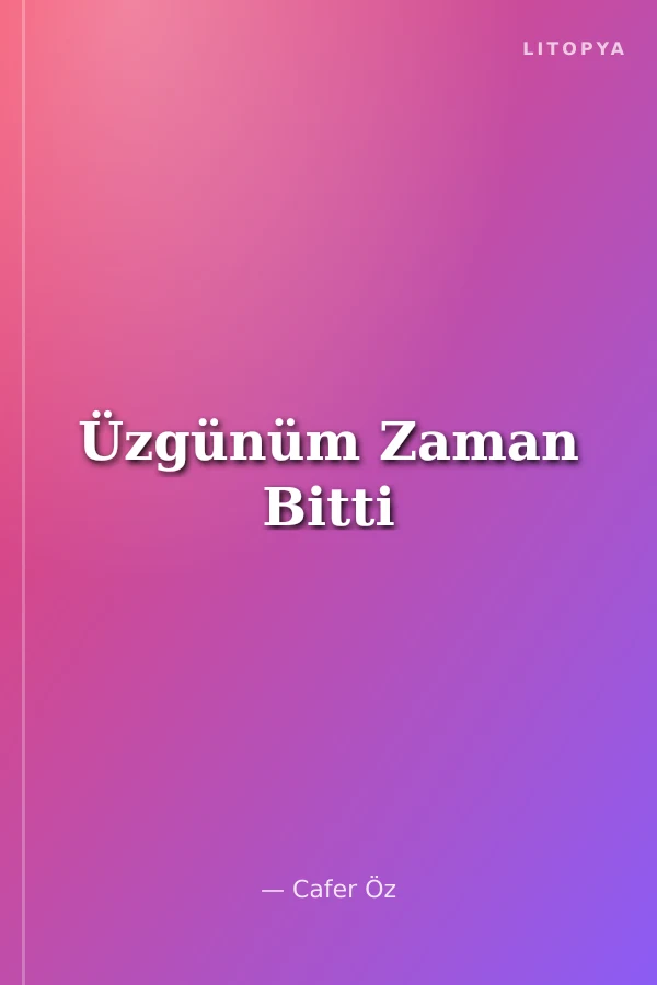Üzgünüm Zaman Bitti