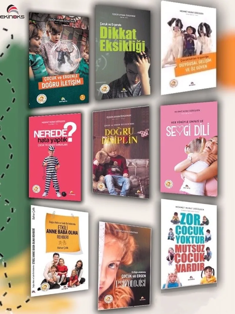 Uzman Eğitimci Gözüyle Çocuk ve Ergen Gelişim Seti (9 Kitap)