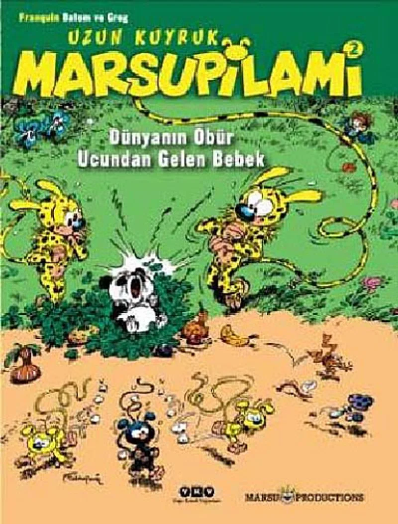Uzun Kuyruk Marsupilami Dünyanın Öbür Ucundan Gelen Bebek