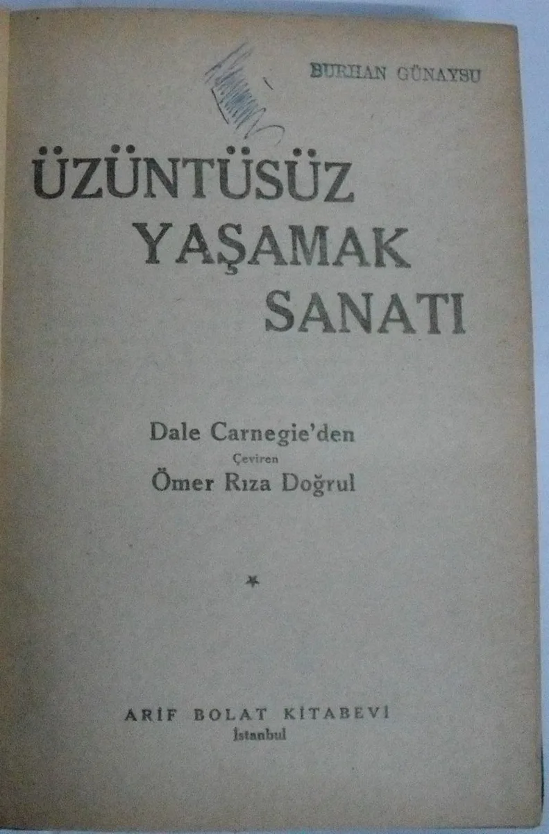 Üzüntüsüz Yaşamak Sanatı Kod: 5-F-40
