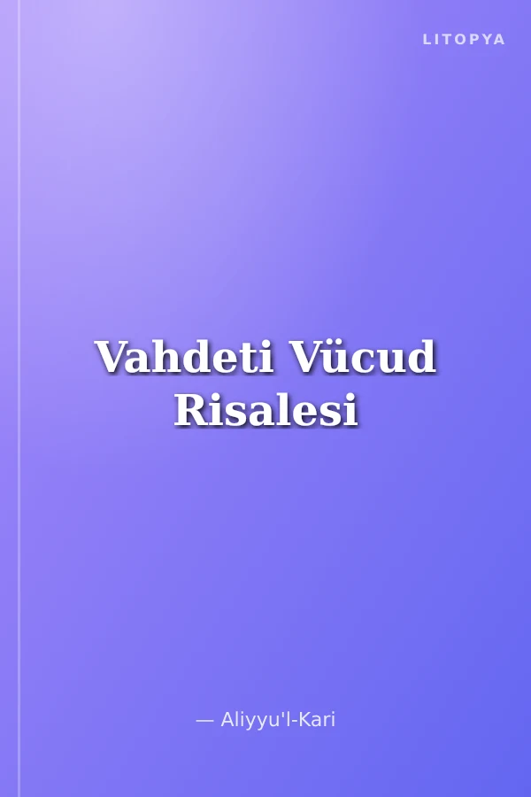 Vahdeti Vücud Risalesi