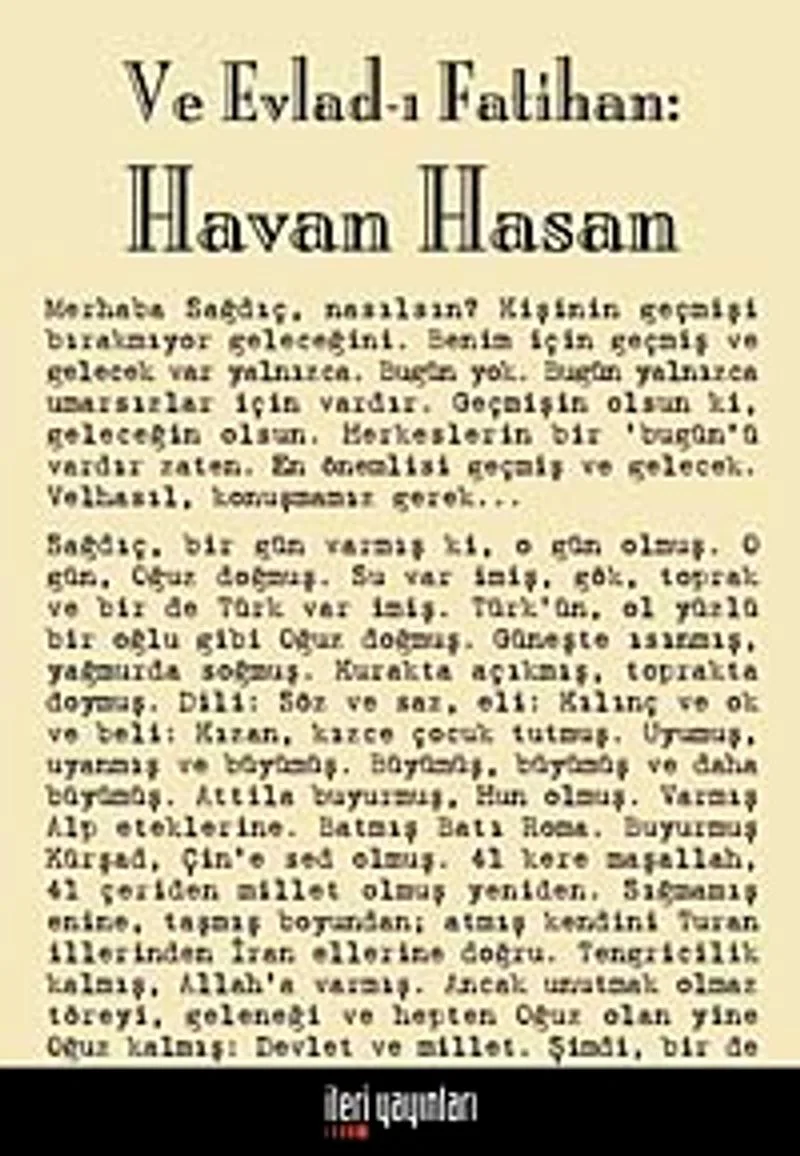 Ve Evlad-ı Fatihan Havan Hasan