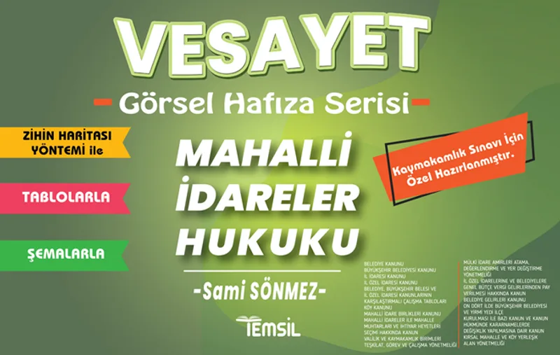 Vesayet Kaymakamlık Mahalli İdareler Hukuku