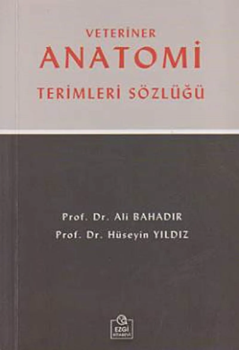 Veteriner Anatomi Terimleri Sözlüğü