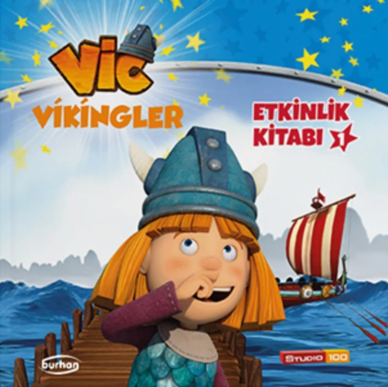 Vikingler Etkinlik Kitabı 1 / Boya Yaz Çiz Bul