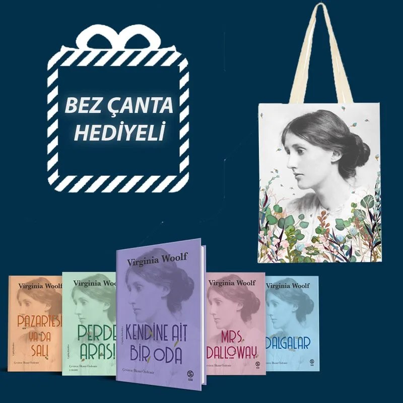Virginia Woolf Seti (5 Kitap) - Bez Çanta Hediyeli