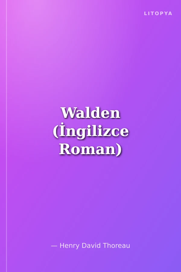 Walden (İngilizce Roman)