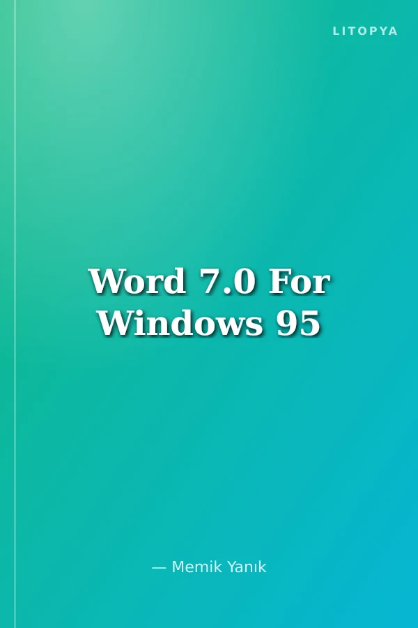 Word 7.0 For Windows 95