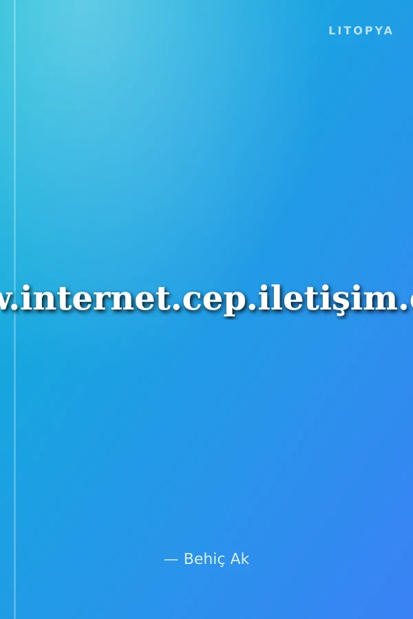www.internet.cep.iletişim.com