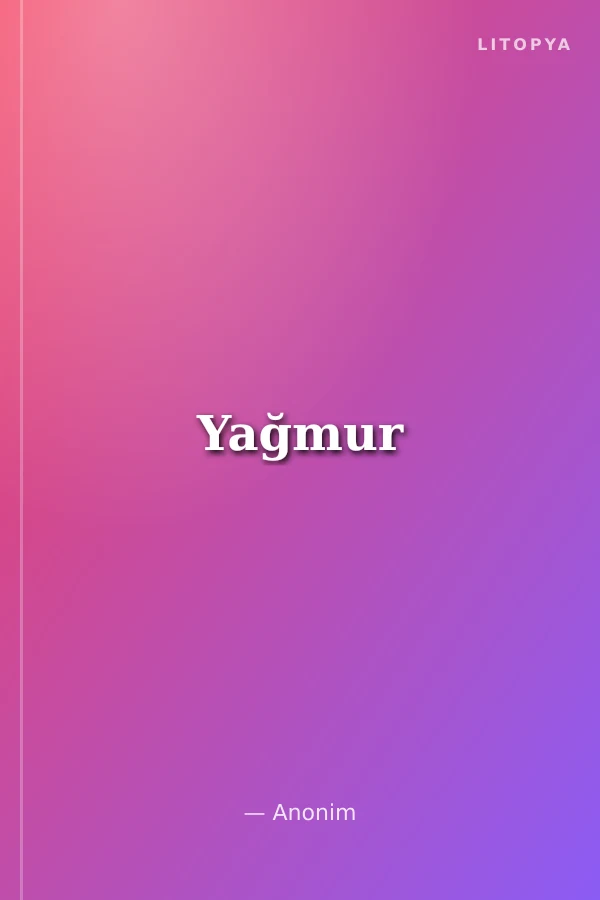 Yağmur