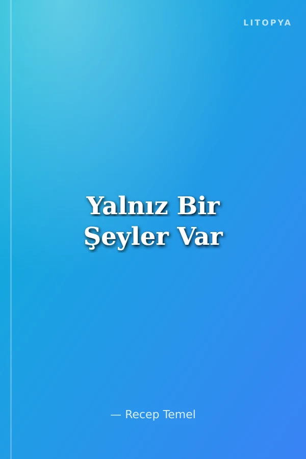 Yalnız Bir Şeyler Var