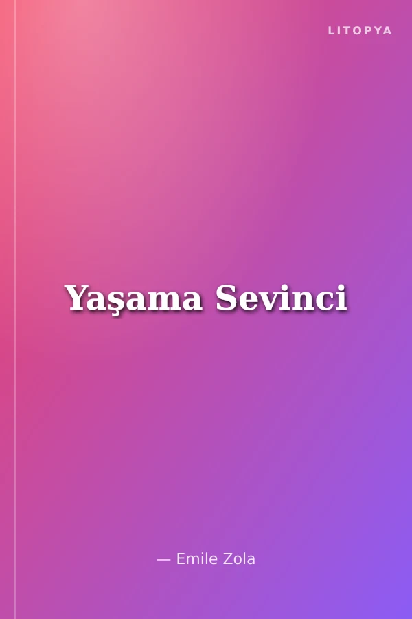 Yaşama Sevinci