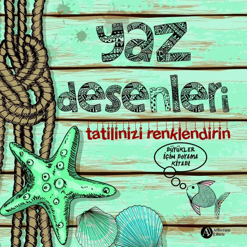 Yaz Desenleri (Cep Boy) Tatilinizi Renklendirin