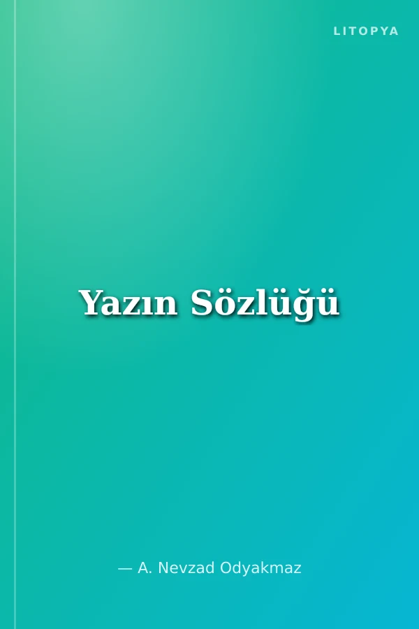 Yazın Sözlüğü
