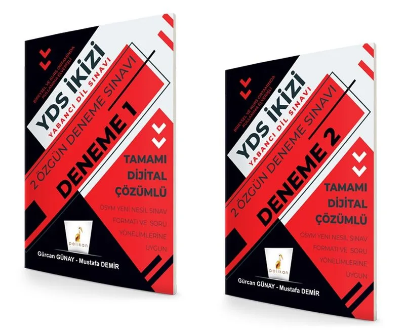 YDS İkizi 2 Özgün Deneme Sınavı Dijital Çözümlü