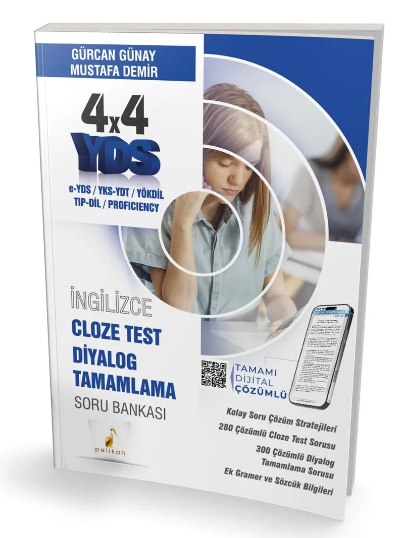 YDS İngilizce 4x4 Cloze Test Diyalog Tamamlama Soru Bankası