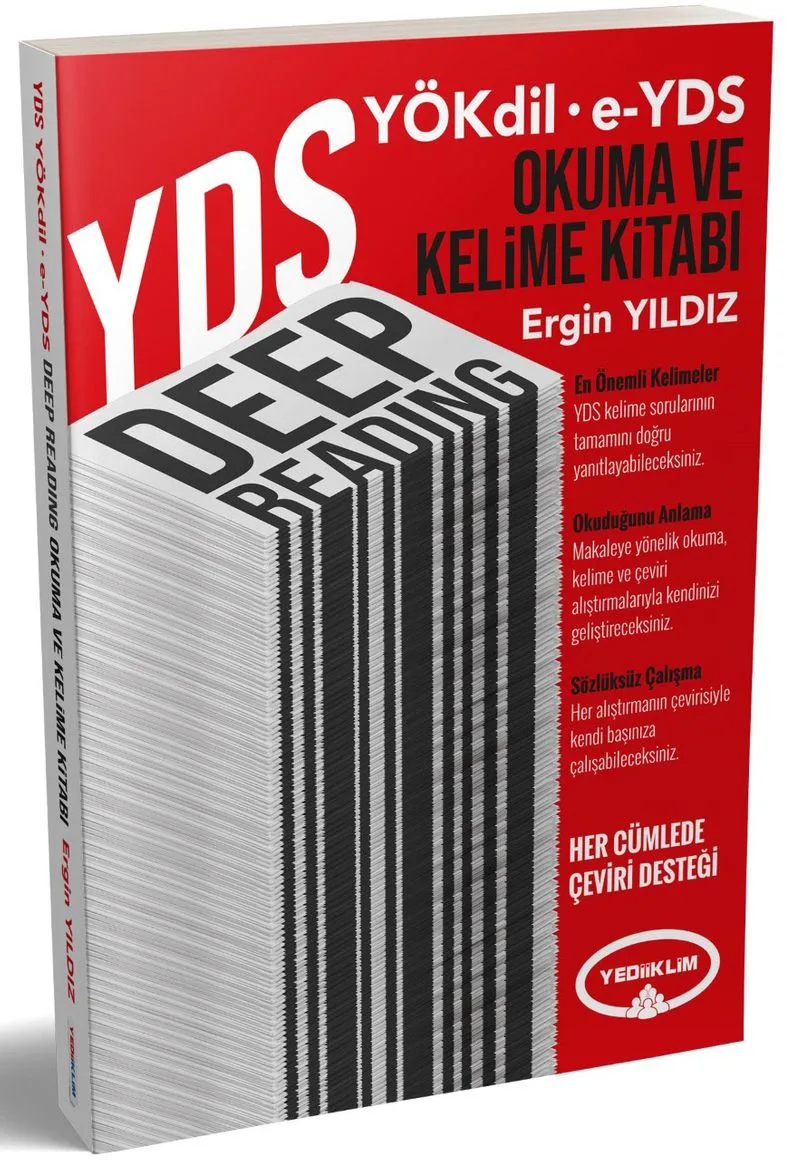 YDS Yökdil E-YDS Deep Reading Okuma ve Kelime Kitabı