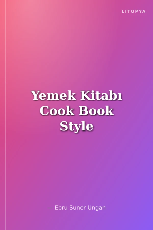 Yemek Kitabı Cook Book Style